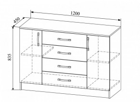 Комод Софи СКМ 1200.1 в Артёмовске - artemovsk.mebelnovo.ru | фото