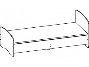 кровать 1-спальная без ящиков Город SV в Артёмовске - artemovsk.mebelnovo.ru | фото