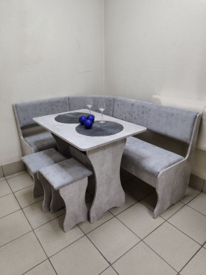 Кухонный уголок Миссия V велюр (цемент) в Артёмовске - artemovsk.mebelnovo.ru | фото