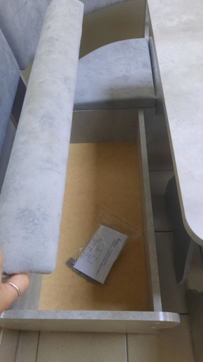 Кухонный уголок Миссия V велюр (цемент) в Артёмовске - artemovsk.mebelnovo.ru | фото