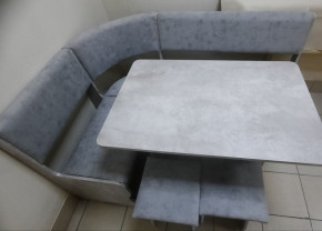 Кухонный уголок Миссия V велюр (цемент) в Артёмовске - artemovsk.mebelnovo.ru | фото