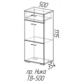 Ника тумба ТВ-500 (эра) в Артёмовске - artemovsk.mebelnovo.ru | фото