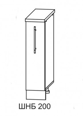 Олива СБ 200 шкаф нижний бутылочница в Артёмовске - artemovsk.mebelnovo.ru | фото