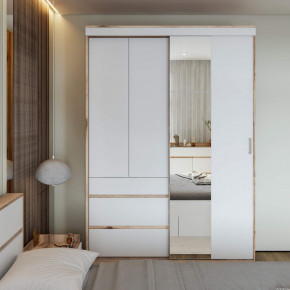 Шкаф-купе Брауни 1.5м в Артёмовске - artemovsk.mebelnovo.ru | фото