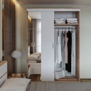 Шкаф-купе Брауни 1.5м в Артёмовске - artemovsk.mebelnovo.ru | фото